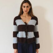 Handmade Mohair Knit Cardigan: Cozy Lightweight Sweater