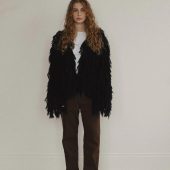 Handmade Alpaca Merino Cardigan: Cropped Open Front Wool Jacket