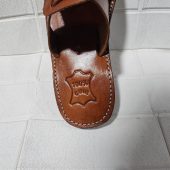 Handmade Moroccan Leather Sandals For Men – Brown Slip-on Summer Sandals – Traditional Men’s Shoes Eu 40 To 50 – Open Toe Artisanal Footwear