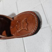 Handmade Moroccan Leather Sandals Men – Brown Artisan Slip On Shoes Gift