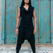 Nomad Bamboo Sleeveless Desert Hoodie Jedi Top Bohemian