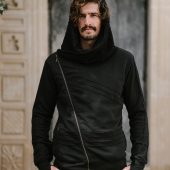 Asymmetrical Zipper Hoodie: Soft Cotton Fleece Streetwear