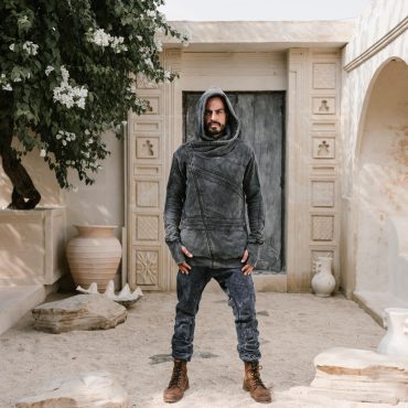 Asymmetrical Zipper Hoodie: Soft Cotton Fleece Streetwear